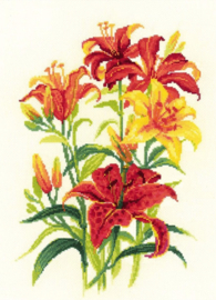 Borduurpakket Riolis - Tiger Lilies