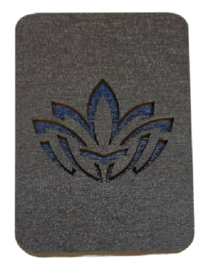 Houten Naaldendoosje Lotus Blauw