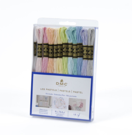 DMC MOULINÉ PACK PASTEL 12 STRENGEN (4mtr per streng)