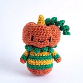 Pumpkin BOY - eco barbante - Amigurumi (complete set inclusief haaknaald)