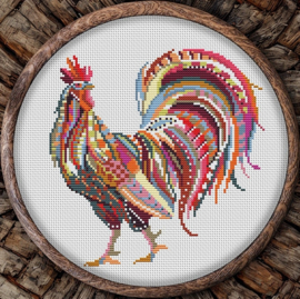 Borduurpakket Mandala Haan - 275 - Awesome Pattern Studio