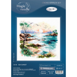 070-016 Borduurpakket Sea Sunset - Magic Needle