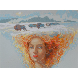 A1003 - Borduurpakket Mother Nature - Earth - Aine