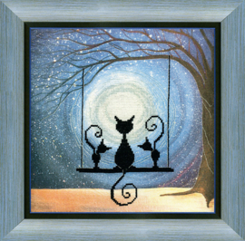 Borduurpakket - Near The Moon - Momentos Magicos