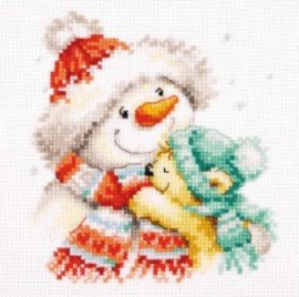 SNOWMAN AND TEDDY BEAR (0-205)