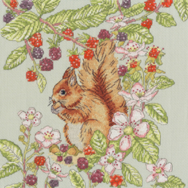 BORDUURPAKKET FAY MARTIN - BRAMBLE GARDEN - BOTHY THREADS