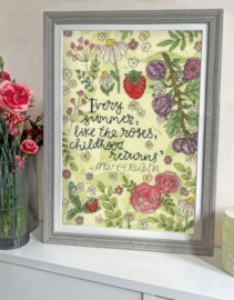 Borduurpakket Chloe's Chateau - Roses Of Summer - Bothy Threads