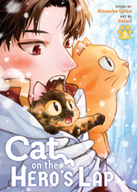 Cat on the Hero's lap 03