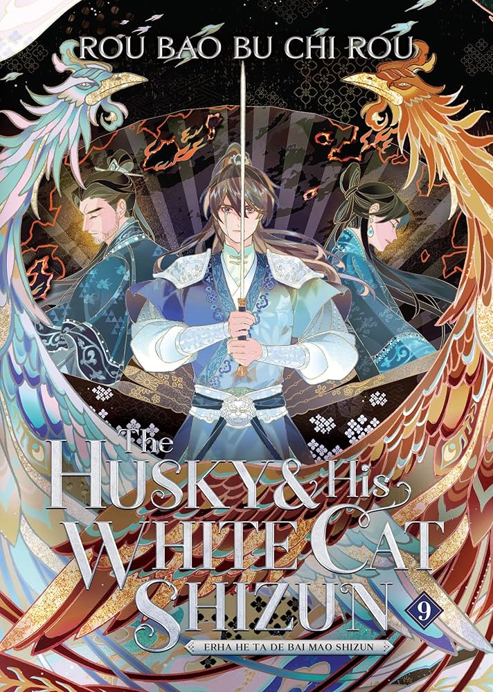 The Husky and his white cat Shizun 09