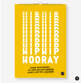 Verjaardagskalender 'Hip Hip Hooray!' - Quotes