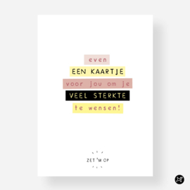 Kaart - Veel sterkte