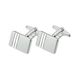 Elegante zilveren manchetknopen