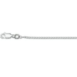 Zilveren gourmet collier 1.8mm.