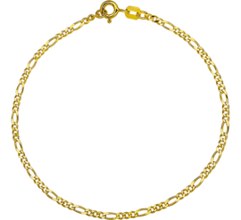 Gouden Figaro armband