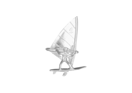 Hanger Zilveren surfer