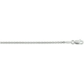 925 Zilveren Collier Anker 1.6