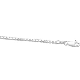 Zilveren venezia ketting 1.7mm.