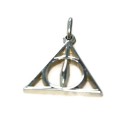 Harry Potter Deathly Hallows hanger zilver