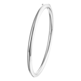 Zilveren Bangle ronde buis 4mm