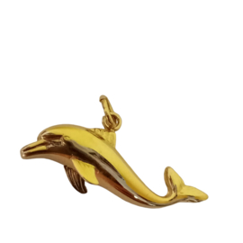 Gouden Dolfijn hanger