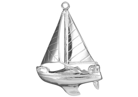 Zilveren Zeiljacht kajuitzeilboot