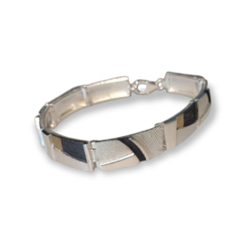 Armband Zilver met Goud.