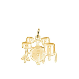 Gouden drumstel hanger