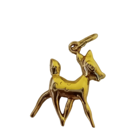 Gouden hertje 14 karaat "bambi"