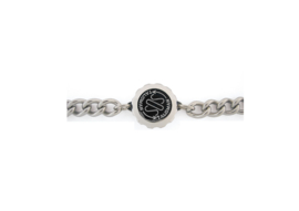 Brede sos talisman armband.