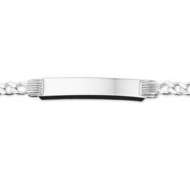 zilveren graveerarmband-plaatarmband zilver