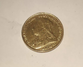 1897 Half Sovereign gouden munt Australie
