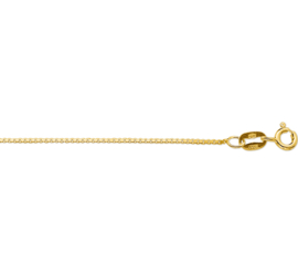 Gouden venezia ketting 0.8 millimeter.