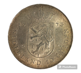 Zilveren 10 gulden 1973  Juliana