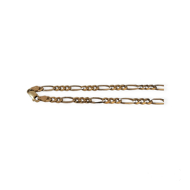 Gouden figaro collier 60cm. 4.7mm