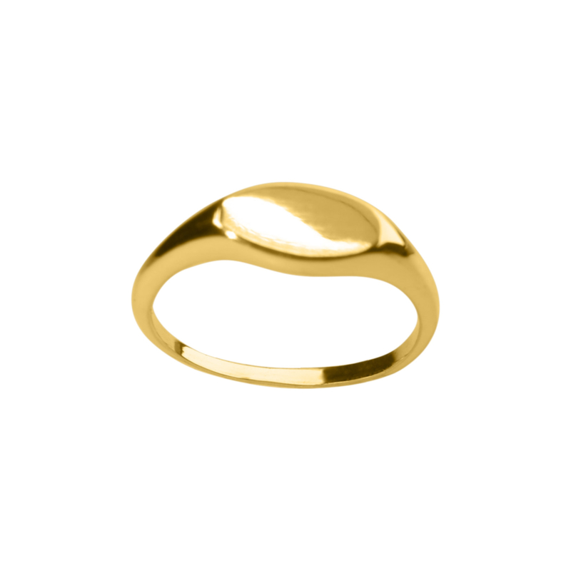 Gouden signet ring