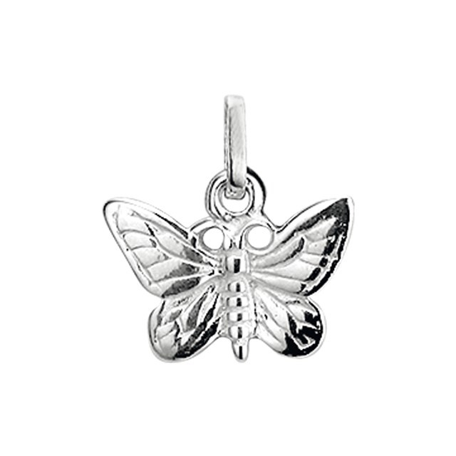 zilveren vlinder hanger / bedel