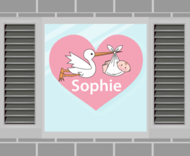 Raamsticker Sophie