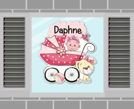 Raamsticker Daphne