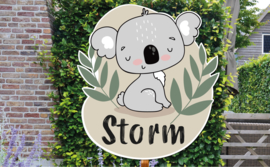 Geboortebord Storm - Koala