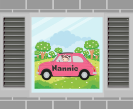 Raamsticker Nannie