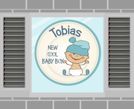 Raamsticker Tobias