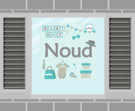 Raamsticker Noud