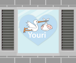 Raamsticker Youri