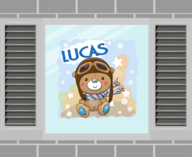 Raamsticker Lucas