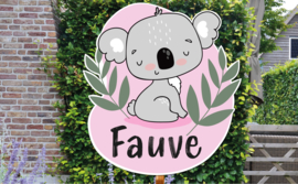 Geboortebord Fauve - Koala