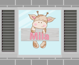 Raamsticker Mila