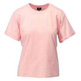 K-design A791 barely pink shirt met ronde hals