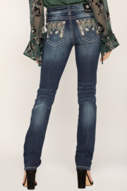 Miss Me mid-rise straight jeans M3481T