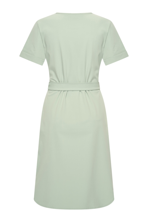 Mi Piace travelstof jurk MP202245 met band - Lilypad
