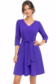 70% SALE | Only-M travelstof jurk met band nr. 071 Violetta